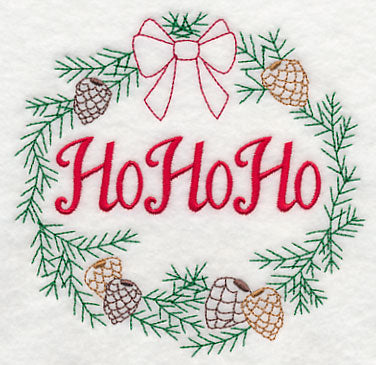 Ho Ho Ho Wreath