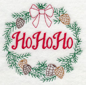 Ho Ho Ho Wreath