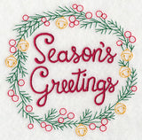 Season's Greetings Wreath