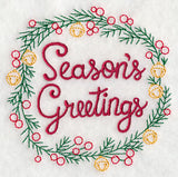 Season's Greetings Wreath