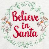 Believe in Santa Wreath