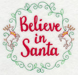 Believe in Santa Wreath
