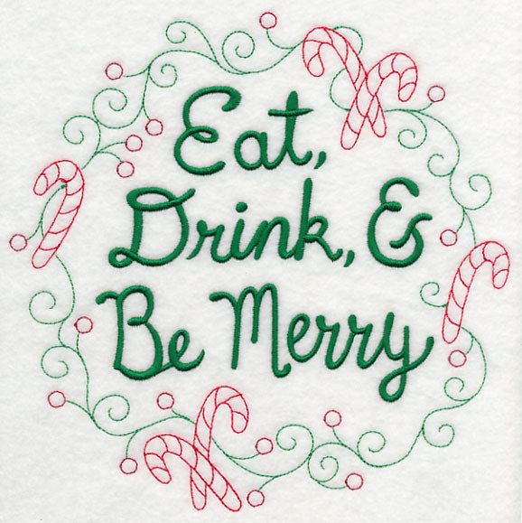 Eat, Drink, & Be Merry Wreath