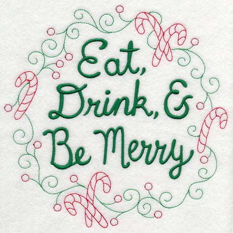 Eat, Drink, & Be Merry Wreath