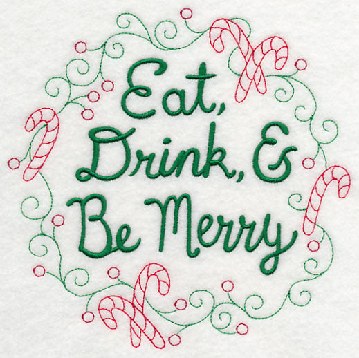 Eat, Drink, & Be Merry Wreath