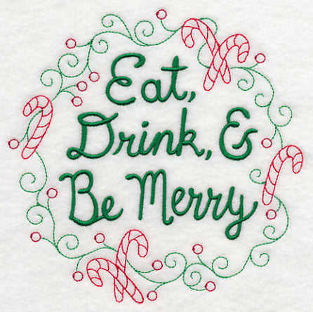 Eat, Drink, & Be Merry Wreath