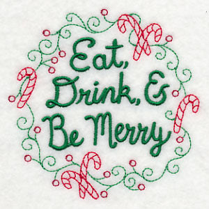 Eat, Drink, & Be Merry Wreath
