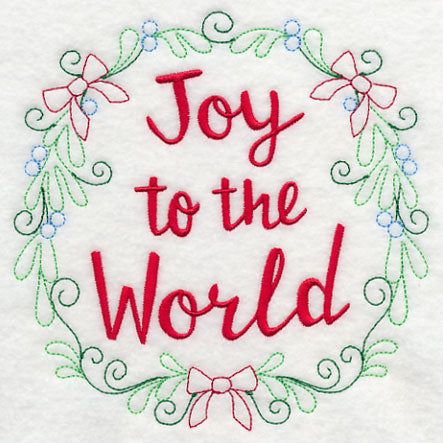 Joy to the World Wreath