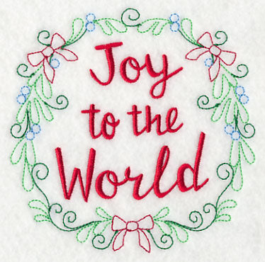Joy to the World Wreath