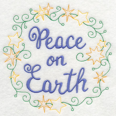 Peace on Earth Wreath