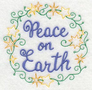 Peace on Earth Wreath