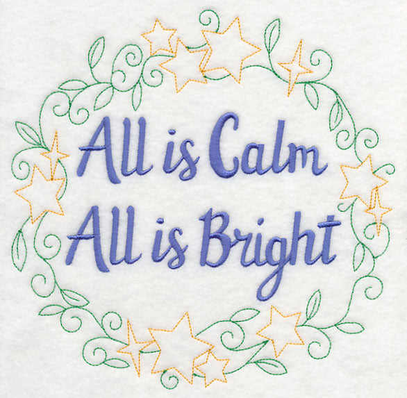 All is Calm, All is Bright Wreath