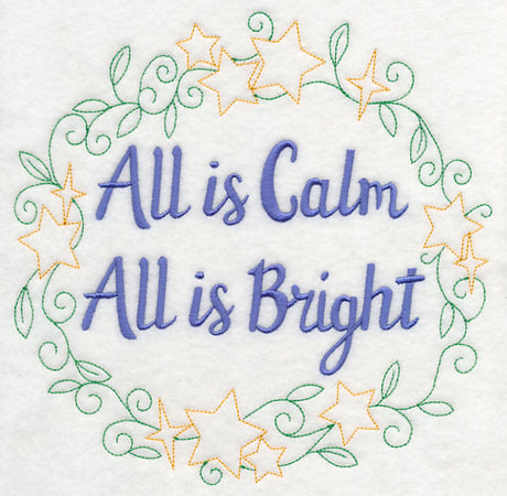 All is Calm, All is Bright Wreath