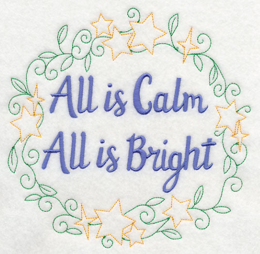 All is Calm, All is Bright Wreath