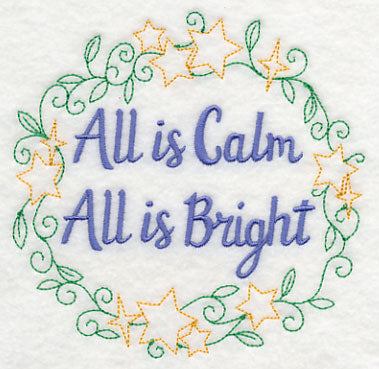 All is Calm, All is Bright Wreath