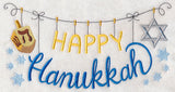 Happy Hanukkah Clothesline