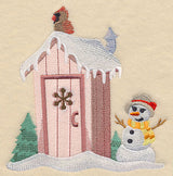 Winter Outhouse - Hers
