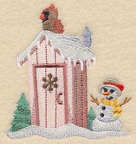 Winter Outhouse - Hers