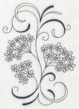 Inky Queen Anne's Lace Spray