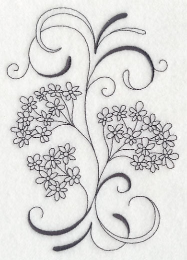 Inky Queen Anne's Lace Spray