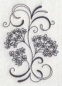 Inky Queen Anne's Lace Spray