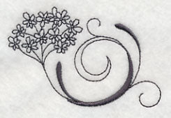 Inky Queen Anne's Lace Accessory