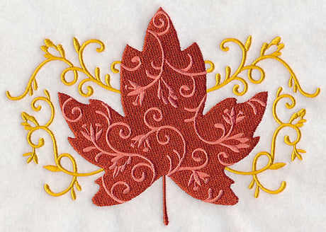 Elegant Filigree Maple Leaf