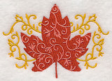 Elegant Filigree Maple Leaf