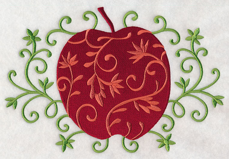 Elegant Filigree Apple