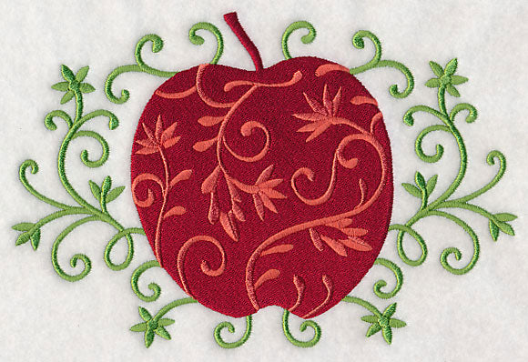 Elegant Filigree Apple