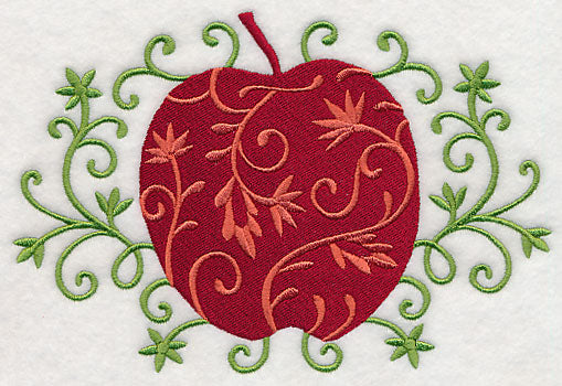 Elegant Filigree Apple