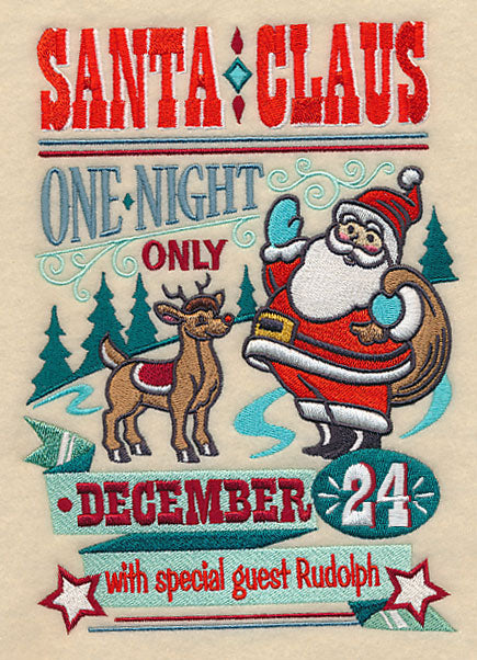 Santa Show Poster (Christmas Eve)