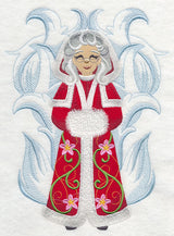 Mrs. Claus with Frosty Baroque