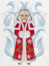Mrs. Claus with Frosty Baroque