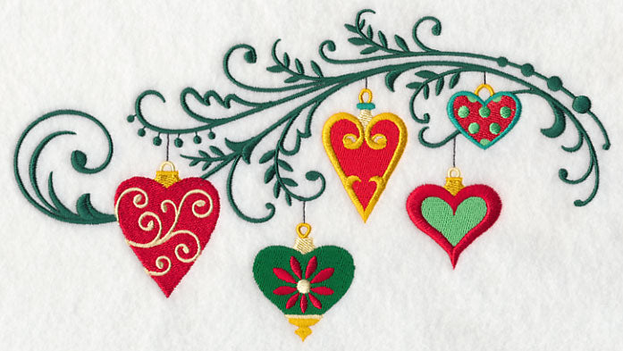 Christmas Heart Filigree Spray