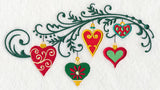 Christmas Heart Filigree Spray