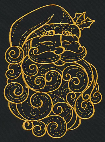 Filigree Santa Claus (Goldwork)