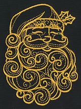 Filigree Santa Claus (Goldwork)