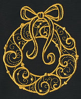 Filigree Wreath (Goldwork)