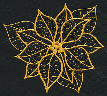 Filigree Poinsettia (Goldwork)