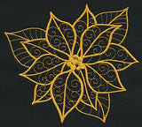 Filigree Poinsettia (Goldwork)