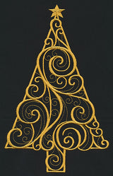 Filigree Christmas Tree (Goldwork)