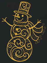Filigree Snowman (Goldwork)