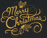 Filigree Merry Christmas (Goldwork)