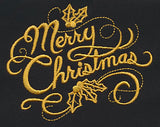 Filigree Merry Christmas (Goldwork)