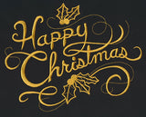 Filigree Happy Christmas (Goldwork)