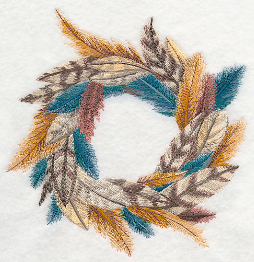 Fanciful Feathers Potpourri Wreath