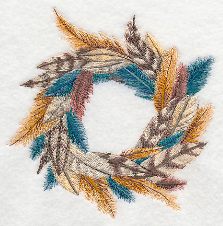 Fanciful Feathers Potpourri Wreath