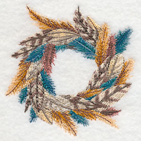 Fanciful Feathers Potpourri Wreath