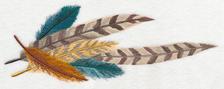 Fanciful Feathers Potpourri Border